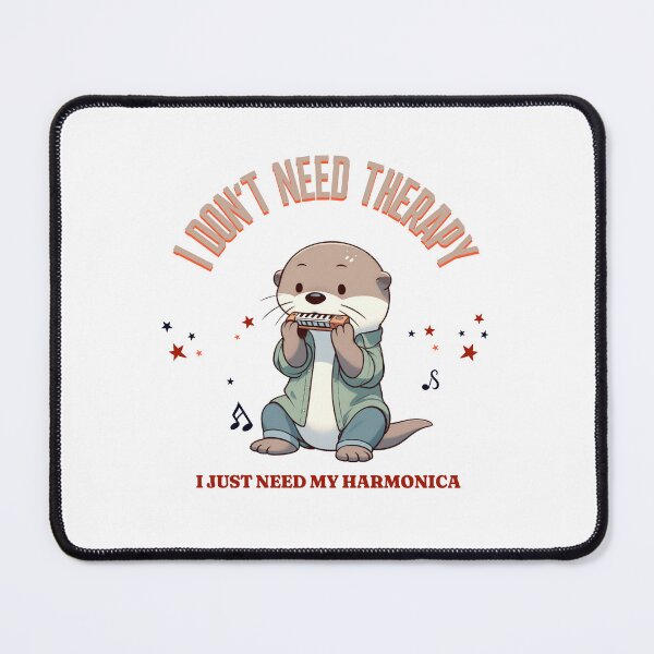 Item preview, Harmonica Otter designed and sold by LemuellTrends.