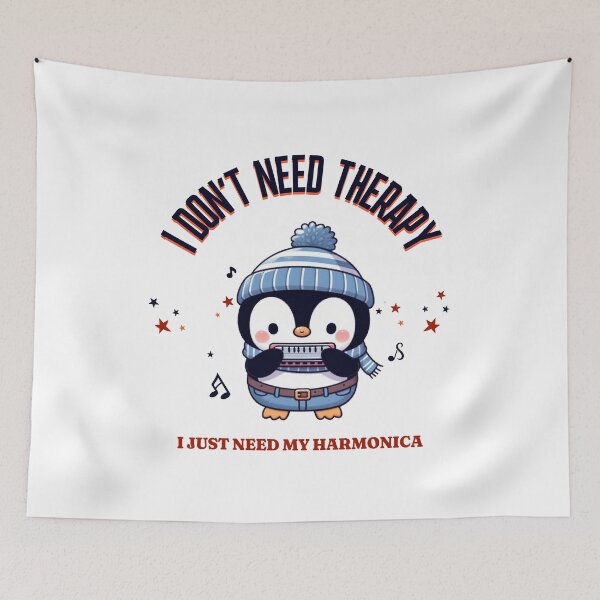 Item preview, Harmonica Penguin designed and sold by LemuellTrends.