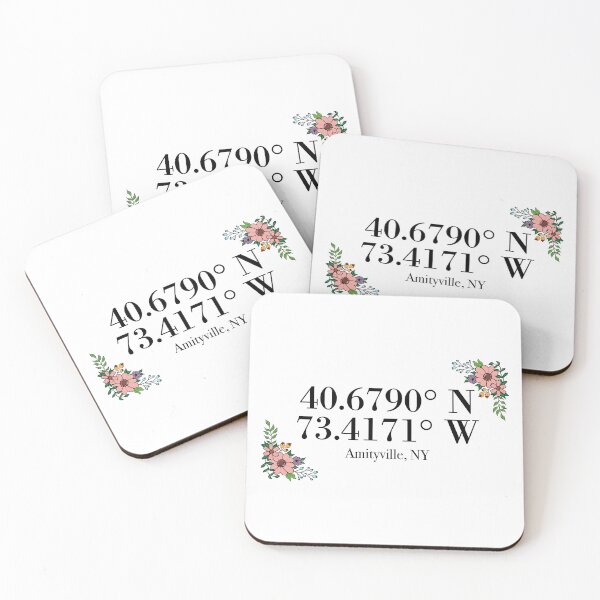 Item preview, Amityville, NY Coordinates designed and sold by mynameisliana.