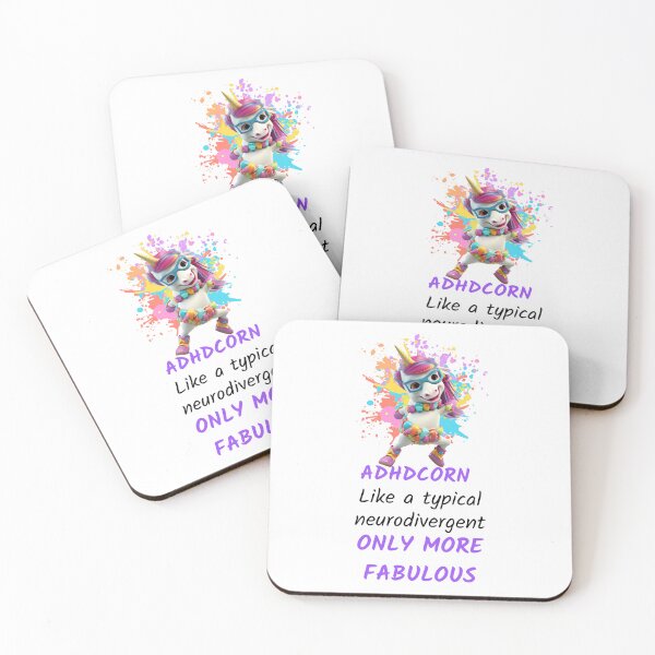 Item preview, ADHDCORN Fabulous Neurodivergent designed and sold by FireSisters.