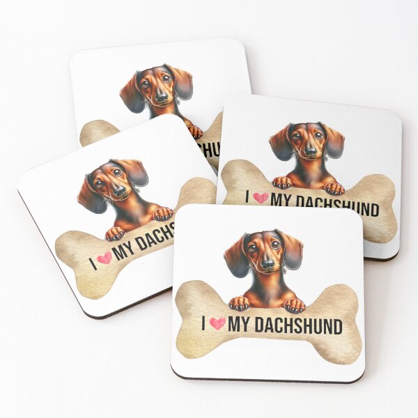 Item preview, I Love My Dachshund designed and sold by TheAnimalZ00.