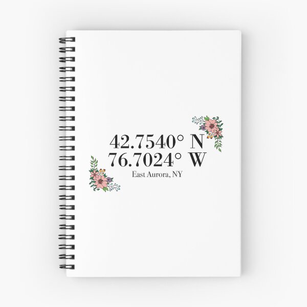 Item preview, East Aurora, NY Coordinates designed and sold by mynameisliana.