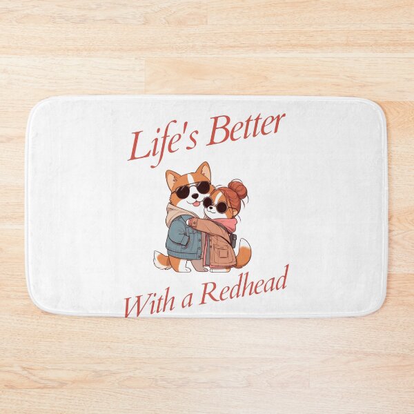 Item preview, life is better with a redhead Dog designed and sold by LemuellTrends.