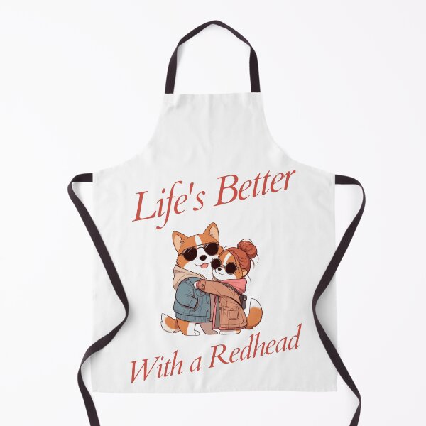 Item preview, life is better with a redhead Dog designed and sold by LemuellTrends.
