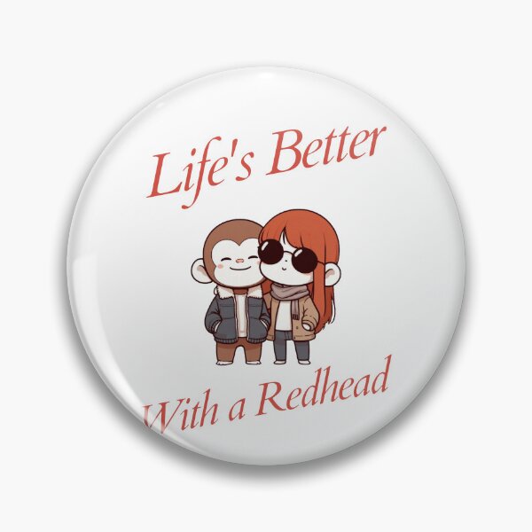 Item preview, life is better with a redhead Monkey designed and sold by LemuellTrends.