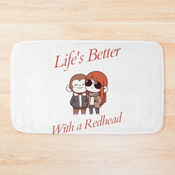 Item preview, life is better with a redhead Monkey designed and sold by LemuellTrends.