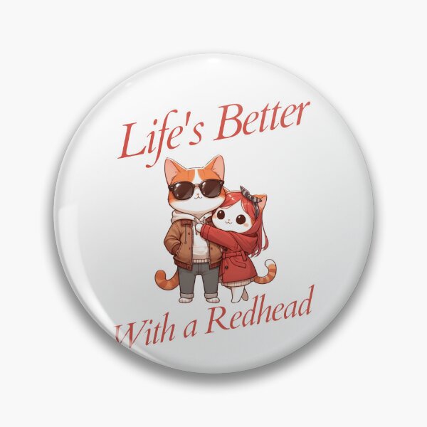 Item preview, life is better with a redhead Cat designed and sold by LemuellTrends.