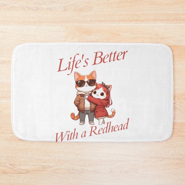 Item preview, life is better with a redhead Cat designed and sold by LemuellTrends.