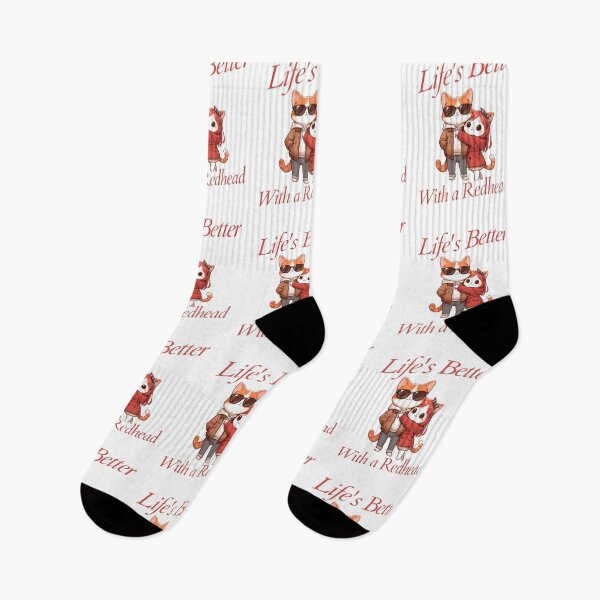 Item preview, life is better with a redhead Cat designed and sold by LemuellTrends.