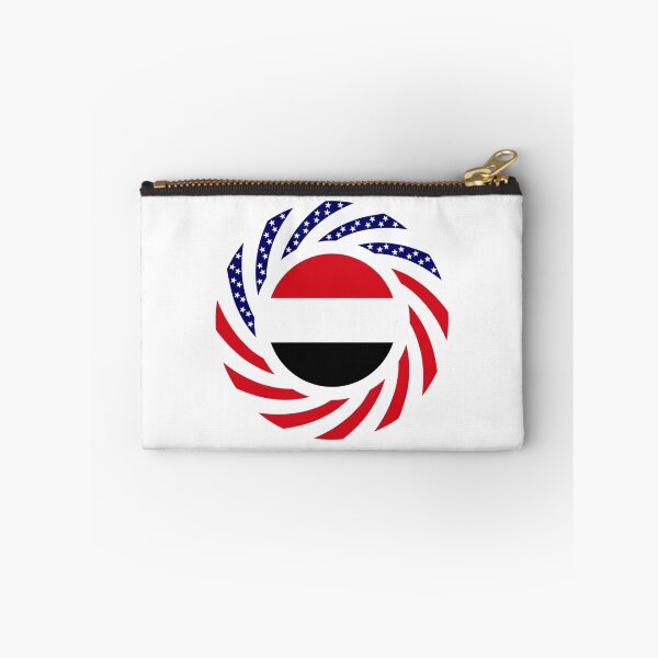Item preview, Yemeni American Multinational Patriot Flag Series designed and sold by Carbon-Fibre Media.