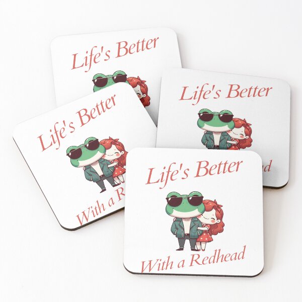 Item preview, life is better with a redhead Frog designed and sold by LemuellTrends.