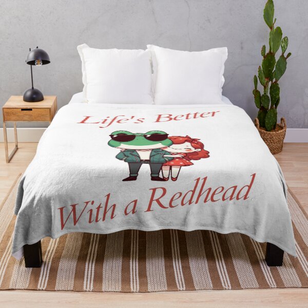 Item preview, life is better with a redhead Frog designed and sold by LemuellTrends.
