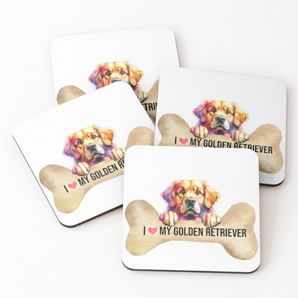 Item preview, I Love My Golden Retriever designed and sold by TheAnimalZ00.