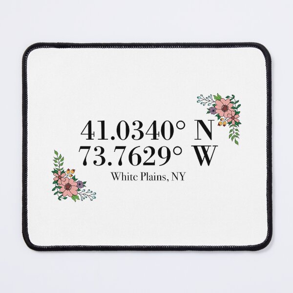 Item preview, White Plains, NY Coordinates designed and sold by mynameisliana.