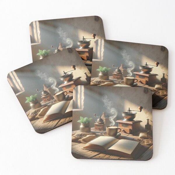 Item preview, Serene Coffee Nook designed and sold by ArtemisDesignAI.