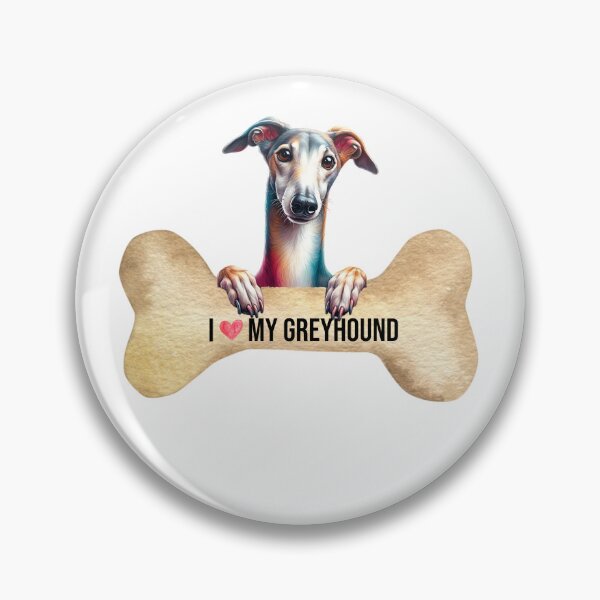 Item preview, I Love My Greyhound designed and sold by TheAnimalZ00.