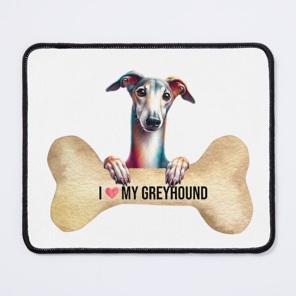 Item preview, I Love My Greyhound designed and sold by TheAnimalZ00.