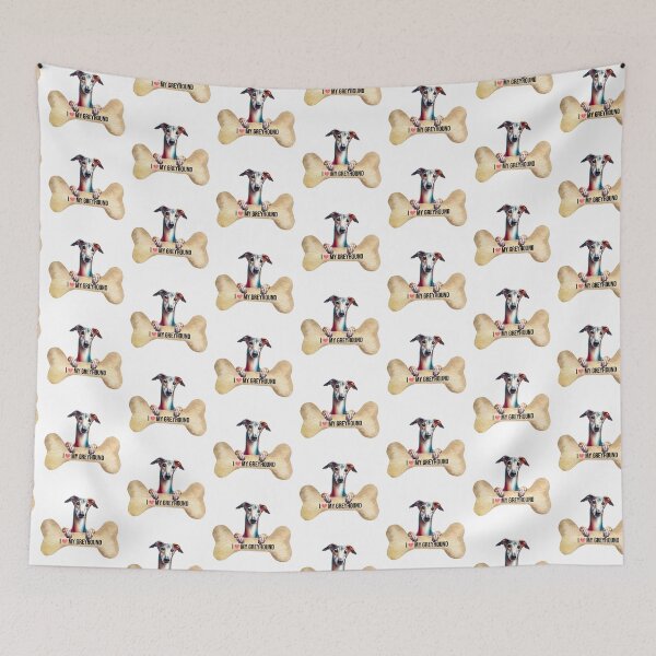 Item preview, I Love My Greyhound designed and sold by TheAnimalZ00.