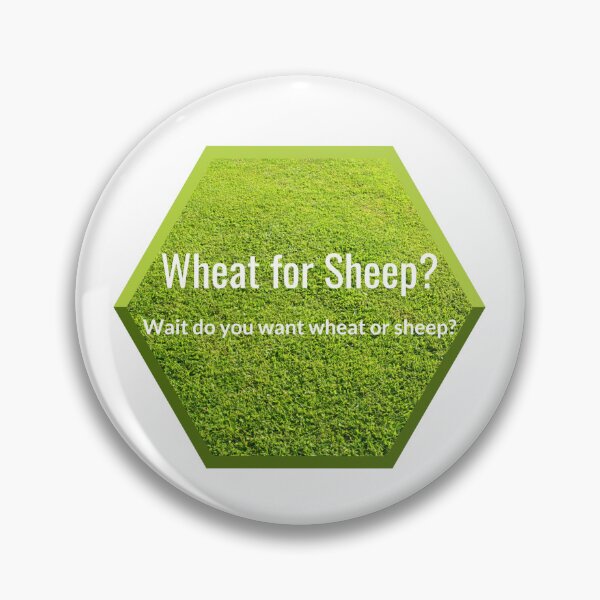 Item preview, Wheat for Sheep? (CATAN) designed and sold by JiennaVane.