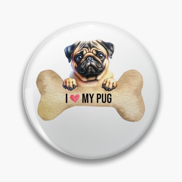 Item preview, I Love My Pug designed and sold by TheAnimalZ00.