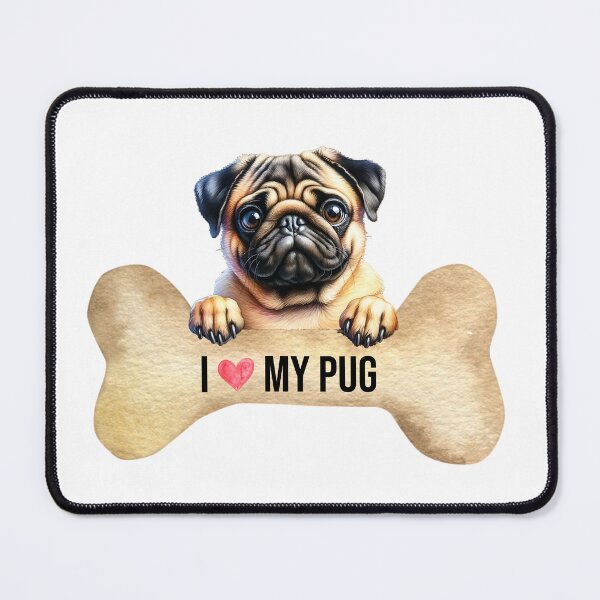 Item preview, I Love My Pug designed and sold by TheAnimalZ00.
