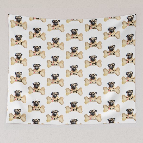Item preview, I Love My Pug designed and sold by TheAnimalZ00.