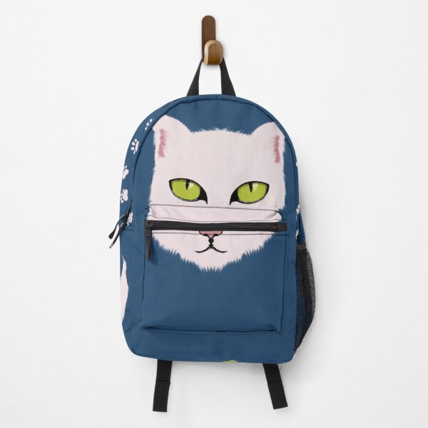 Item preview, Green Eyed Cat Backpack designed and sold by Hunnyabee.