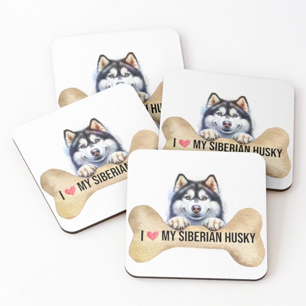 Item preview, I Love My Siberian Husky designed and sold by TheAnimalZ00.