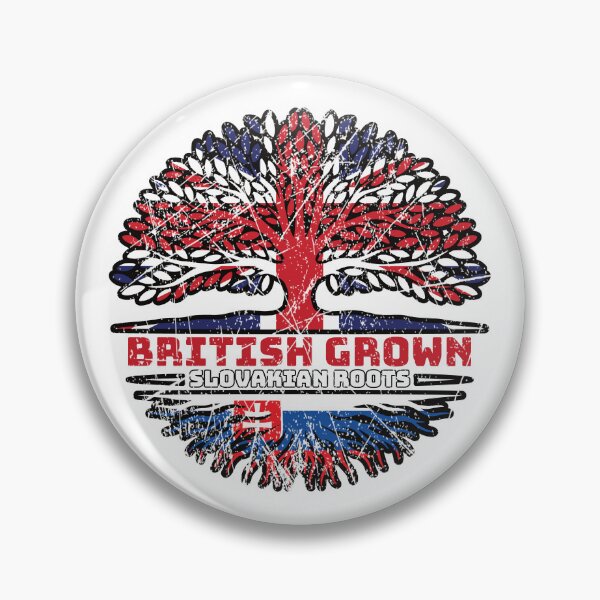 Item preview, Slovakia Slovakian Uk United Kingdom British Tree Roots Flag designed and sold by FlagX.