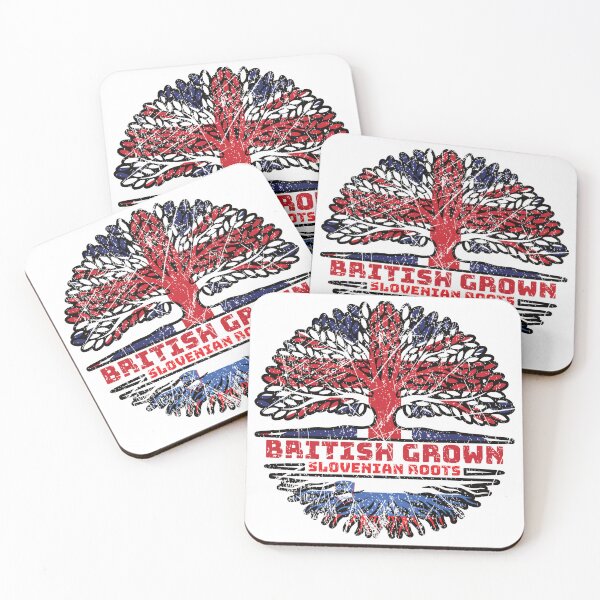 Item preview, Slovenia Slovenian British UK Tree Roots Flag designed and sold by FlagX.
