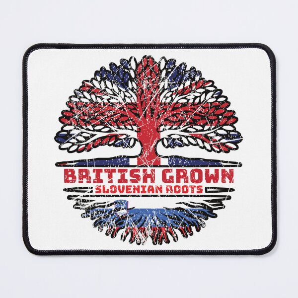 Item preview, Slovenia Slovenian British UK Tree Roots Flag designed and sold by FlagX.