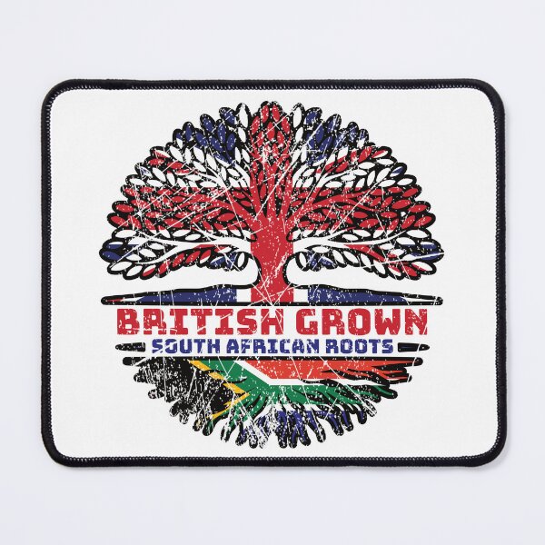 Item preview, South African South Africa Uk United Kingdom British Tree Roots Flag designed and sold by FlagX.