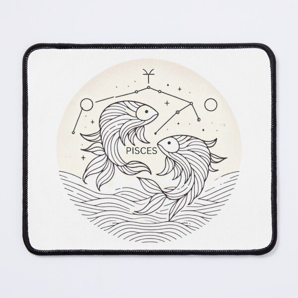 Item preview, Pisces Goddess Art - Ethereal Zodiac Design with Celestial and Aquatic Elements designed and sold by Studio70Nine.