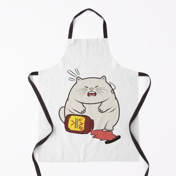 Item preview, Funny sumo cat Spilled BBQ Sauce designed and sold by Pet Station.