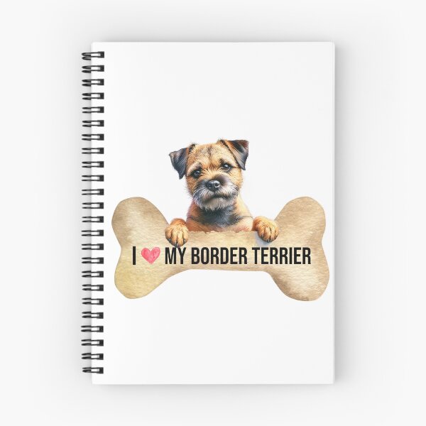 Item preview, I Love My Border Terrier designed and sold by TheAnimalZ00.