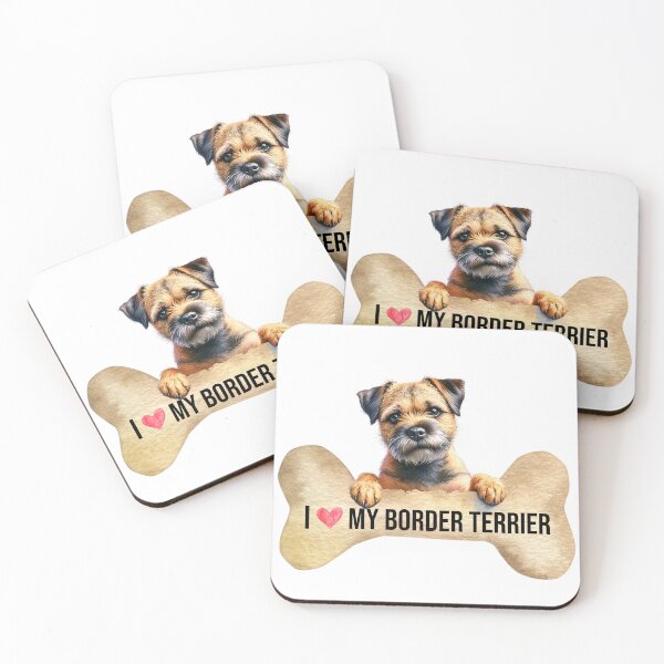 Item preview, I Love My Border Terrier designed and sold by TheAnimalZ00.