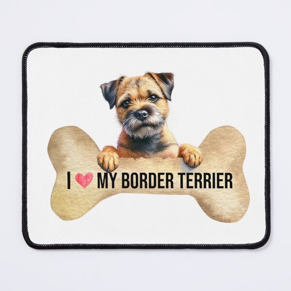 Item preview, I Love My Border Terrier designed and sold by TheAnimalZ00.