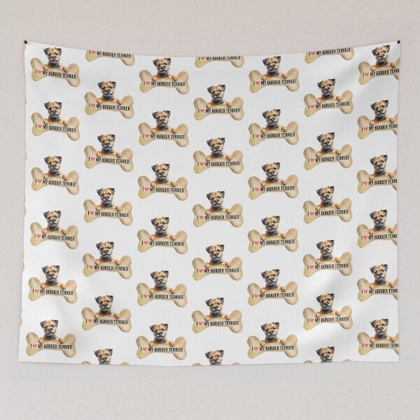 Item preview, I Love My Border Terrier designed and sold by TheAnimalZ00.