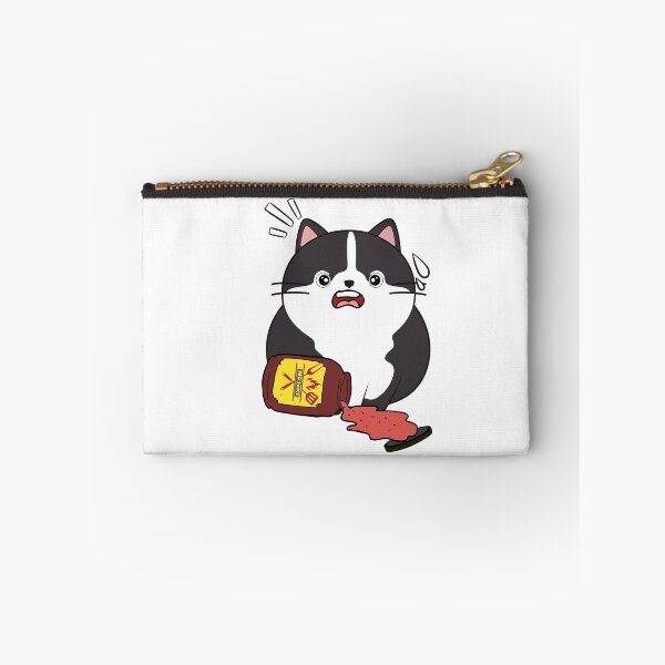 Item preview, Funny fat cat Spilled BBQ Sauce designed and sold by Pet Station.