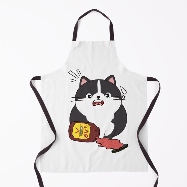 Item preview, Funny fat cat Spilled BBQ Sauce designed and sold by Pet Station.