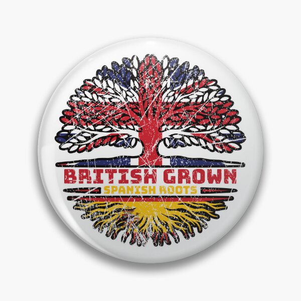 Item preview, Spain Spanish Uk United Kingdom British Tree Roots Flag designed and sold by FlagX.