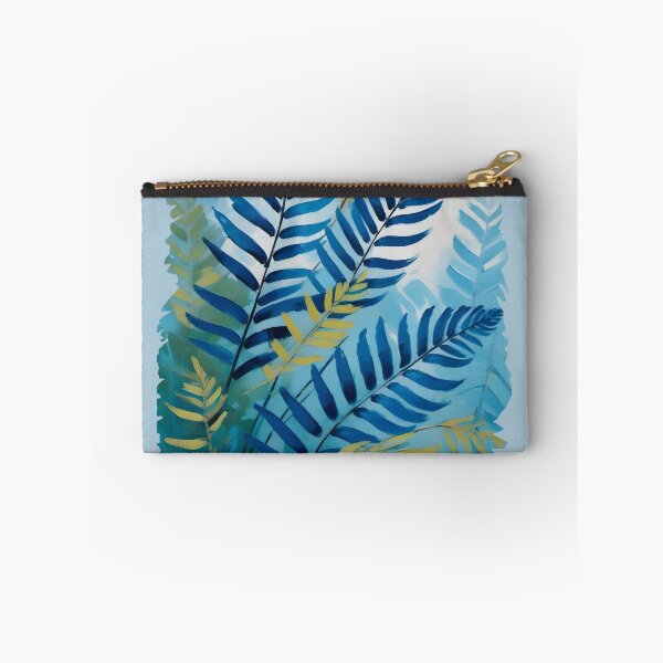 Item preview, Blue Frond painted in watercolor designed and sold by lonelymoony.