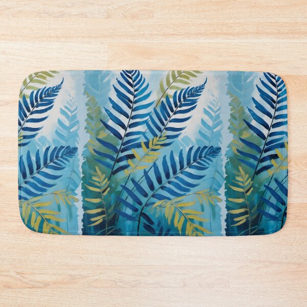 Item preview, Blue Frond painted in watercolor designed and sold by lonelymoony.
