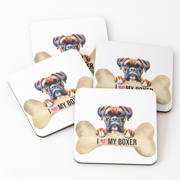Item preview, I Love My Boxer designed and sold by TheAnimalZ00.