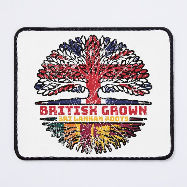 Item preview, Sri Lanka Sri Lankan Uk United Kingdom British Tree Roots Flag designed and sold by FlagX.
