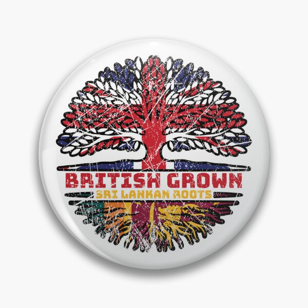 Item preview, Sri Lanka Sri Lankan Uk United Kingdom British Tree Roots Flag designed and sold by FlagX.