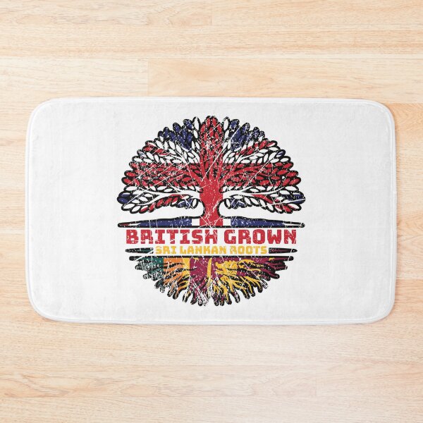 Item preview, Sri Lanka Sri Lankan Uk United Kingdom British Tree Roots Flag designed and sold by FlagX.
