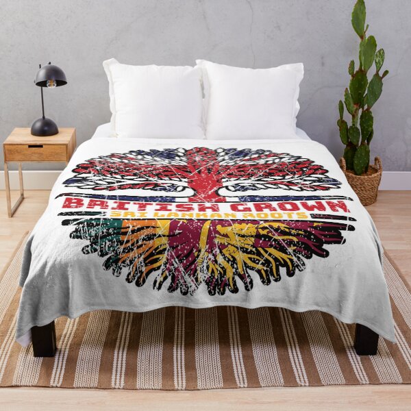 Item preview, Sri Lanka Sri Lankan Uk United Kingdom British Tree Roots Flag designed and sold by FlagX.
