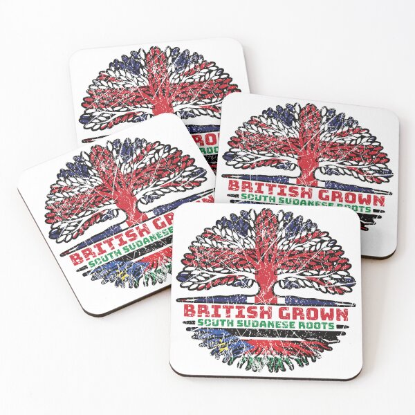Item preview, South Sudan South Sudanese British UK Tree Roots Flag designed and sold by FlagX.