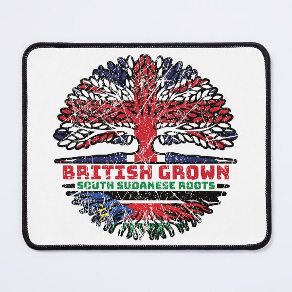Item preview, South Sudan South Sudanese British UK Tree Roots Flag designed and sold by FlagX.